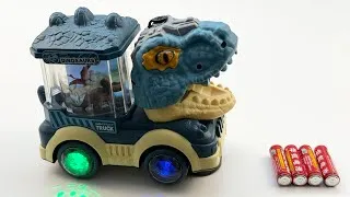 Thumbnail: Unboxing dinosaur spray car, RC cartoon truck, RC super sports car, school bus