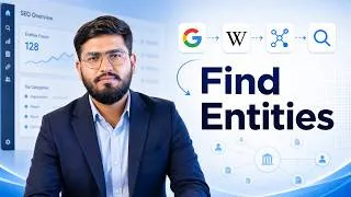Thumbnail: How to Find Entities for SEO  Complete Step-by-Step Guide (Semantic SEO 2026)