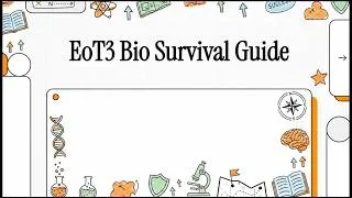 Thumbnail: 📚 EOT T3 BIO G9 ADV | End of Term 3 Biology Review | Grade 9 Advanced