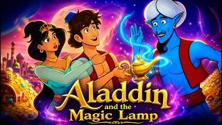 Thumbnail: Aladdin and the Magic Lamp + Snow Queen 🩵🧞‍♂️ | Fairy Tales and Stories for Kids