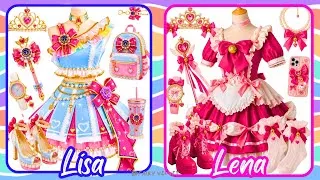 Thumbnail: Lisa 😍 or Lena ❤️ Which one would you pick? #shorts #fun 