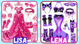 Thumbnail: Lisa or Lena 💜my melody vs kuromi💕😍#lena #lisa #lisaandlena #lisaorlena #viral #cute #barbie #kuromi