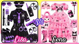 Thumbnail: Lisa or Lena 💜❤️ kuromi fun 🌷😍#lena #lisa #lisaandlena #lisaorlena #viral #cute #barbie #kuromi