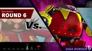 Thumbnail: Dr. Eggman (Captain Falcon) vs SSBU Bosses 9.9 Difficulty -By DaGllitch
