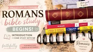 Thumbnail: Romans: From Guilt to Grace 🤎 | Bible Study Introduction + Study With Me