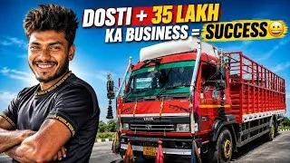 Thumbnail: Zindagi ke मज़े हो तो SONU भाई जैसे😎🔥Truck Business With Tata LPT 1816 BS6 PHASE 2 truck 