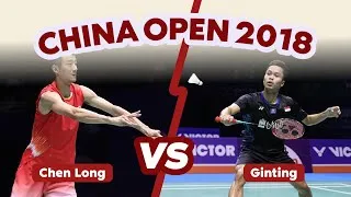 Thumbnail: Ginting vs Chen Long [ QF CHINA OPEN 2018 ]