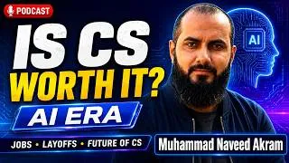 Thumbnail: Is Computer Science Worth It in AI Era? | Jobs, Layoffs & Future of CS
