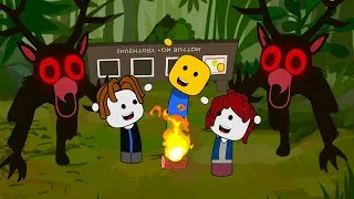 Thumbnail: 99 Night In The Forest Roblox But it's Spongebob Squarepants - Animation
