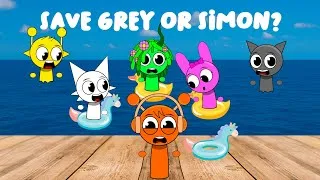Thumbnail: Help Sprunki Drowning In The Sea - Sprunki Animation