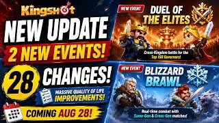 Thumbnail: Kingshot UPDATE: 2 NEW Game Modes + 28 HUGE Changes! | Patch Notes