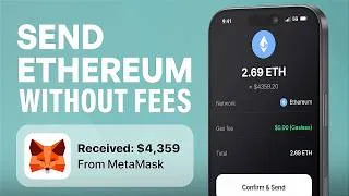 Thumbnail: How to Send Ethereum Without Fees (Wallet Setup & Transfer 2026)