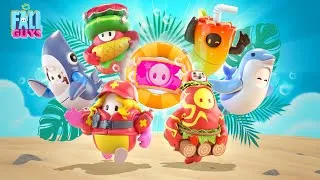 Thumbnail: Fall Guys - Tropical Tides Fame Pass Trailer