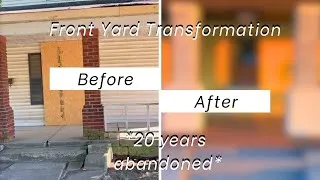 Thumbnail: Front Porch Crazy Transformation; Abandoned for 20 years! Episode 2