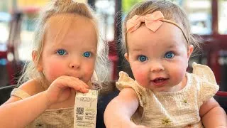 Thumbnail: SUTTON IS SO CUTE SHE'S WAS SO HAPPY AND ELLIE IS DANCING 🤩 #cute #family #kayandtayofficial 