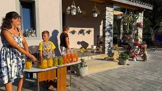 Thumbnail: Carpathian Family Life | Marina Preserves the Harvest While Vasyl Builds the Terrace 🏔️❤️