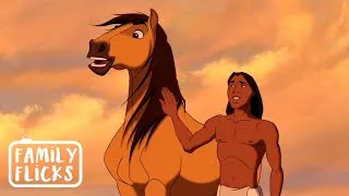 Thumbnail: Spirit & Rain's Love Story | Spirit: Stallion of the Cimarron | Family Flicks