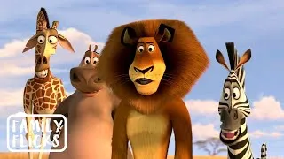 Thumbnail: Madagascar: Alex, Marty & King Julien's Wildest Moment | Family Flicks