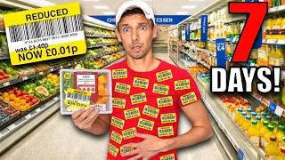 Thumbnail: I ONLY ate YELLOW STICKER Food for A WEEK! "I'm HUNGRY!"