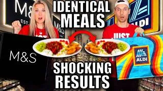 Thumbnail: SHOCKING! We bought & cooked IDENTICAL MEALS from ALDI & M&S! CHEAP vs EXPENSIVE food