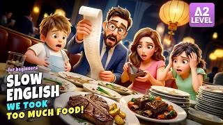 Thumbnail: We Went Over Budget at the Buffet Restaurant! I Slow English Listening Story (A2)
