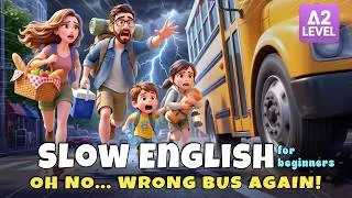 Thumbnail: Our Family Missed the Last Bus on Our Trip... Then This Happened! I Slow English Listening (A2)