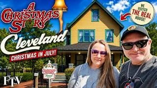 Thumbnail: We Visited the REAL Christmas Story House! 🎄 Cleveland Christmas in July Family Vlog