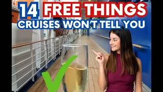 Thumbnail: 14 Ways to Get Free Things on a Cruise | Alaska Cruise | Caribbean Cruise | Mexico Cruise