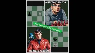 Thumbnail: Magnus Carlsen Crushes Firouzja With Devastating Queen Sacrifices!