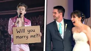 Thumbnail: Celebrities Who SURPRISED Fans at Weddings & Helped Them Propose