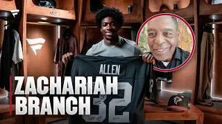 Thumbnail: NFL Legend Welcomes Atlanta Falcons Newest Rookie WR