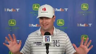 Thumbnail: Zach Johnson Recaps His 2nd Round, Discusses Weekend Chances at 2026 John Deere Classic
