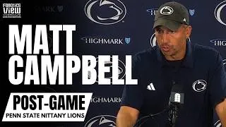 Thumbnail: Matt Campbell Recaps Making Penn State Head Coaching Debut, Nittany Lions Win vs. Marshall
