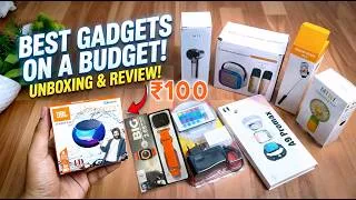 Thumbnail: Best Useful Gadgets ₹100 From Online | Meesho Flipkart Amazon | I Tried & Bought Gadgets