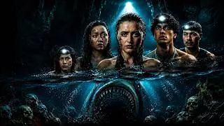 Thumbnail: Four Girls Enter a Lost City Full of Great White Sharks 47 Meters Down Uncaged Full Movie Reveiw