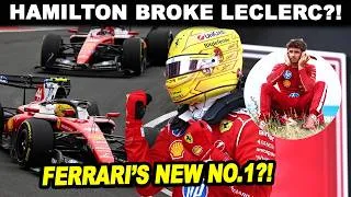 Thumbnail: Hamilton Has TAKEN OVER Ferrari?! Charles Leclerc Hit by Shocking Verdict