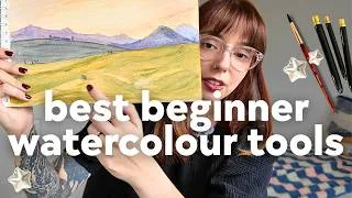 Thumbnail: learning watercolor at 30: the tools that actually help 👩‍🎨