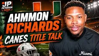 Thumbnail: Ahmmon Richards: Miami Hurricanes Ready for ACC Title, CFP Run | JP Peterson Show
