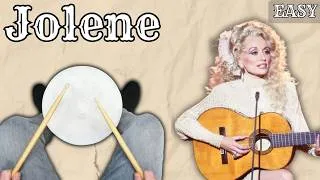 Thumbnail: Jolene - Dolly Parton | EASY Bucket Drumming Play Along
