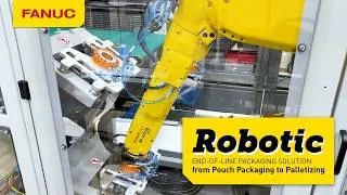 Thumbnail: Flexible Product Packaging Automation Featuring FANUC Vision and Robotics