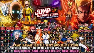 Thumbnail: NEW! JUMP ULTIMATE BATTLE STARS MUGEN ANDROID OFFLINE HD VERSION - GAME DREAM FACTORY (ANDROID PORT)