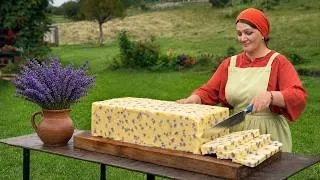 Thumbnail: Churning Fresh Lavender Butter With Mountain Flowers!