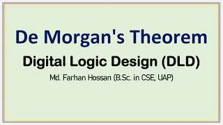Thumbnail: Lec: 29 | De Morgan's Theorem | Digital Logic Design | Bangla Tutorial