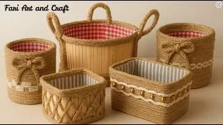 Thumbnail: BEAUTIFUL BUT  LOW COST! 5 BEST DIY SPACE SAVING CRAFT IDEAS😱♻️ #fariartandcraft