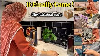 Thumbnail: My Daily Routine in Uk🌼  Parcel From Pakistan 📦 Pakistani Suits Unboxing