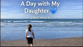 Thumbnail: A Beautiful Beach Day 🌊 | Simple Moments with My Daughter 💙یک روز قشنگ در دریا