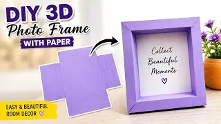 Thumbnail: The Easiest 🤯 DIY 3D Photo Frame You Can Make  | Tutorial ✂️