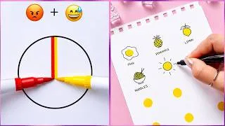 Thumbnail: 12 Easy Art TIPS & HACKS That Work Extremely Well || Easy painting for Beginners