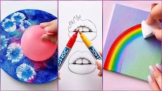 Thumbnail: 14  Easy Art TIPS & HACKS That Work Extremely Well || Easy painting for Beginners