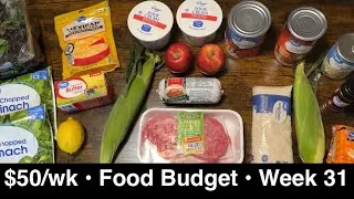 Thumbnail: Week 31 ~ $50/Week Food Budget Challenge for 2